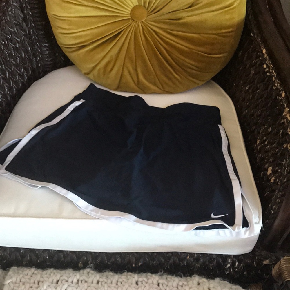 Navy nike tennis skort
